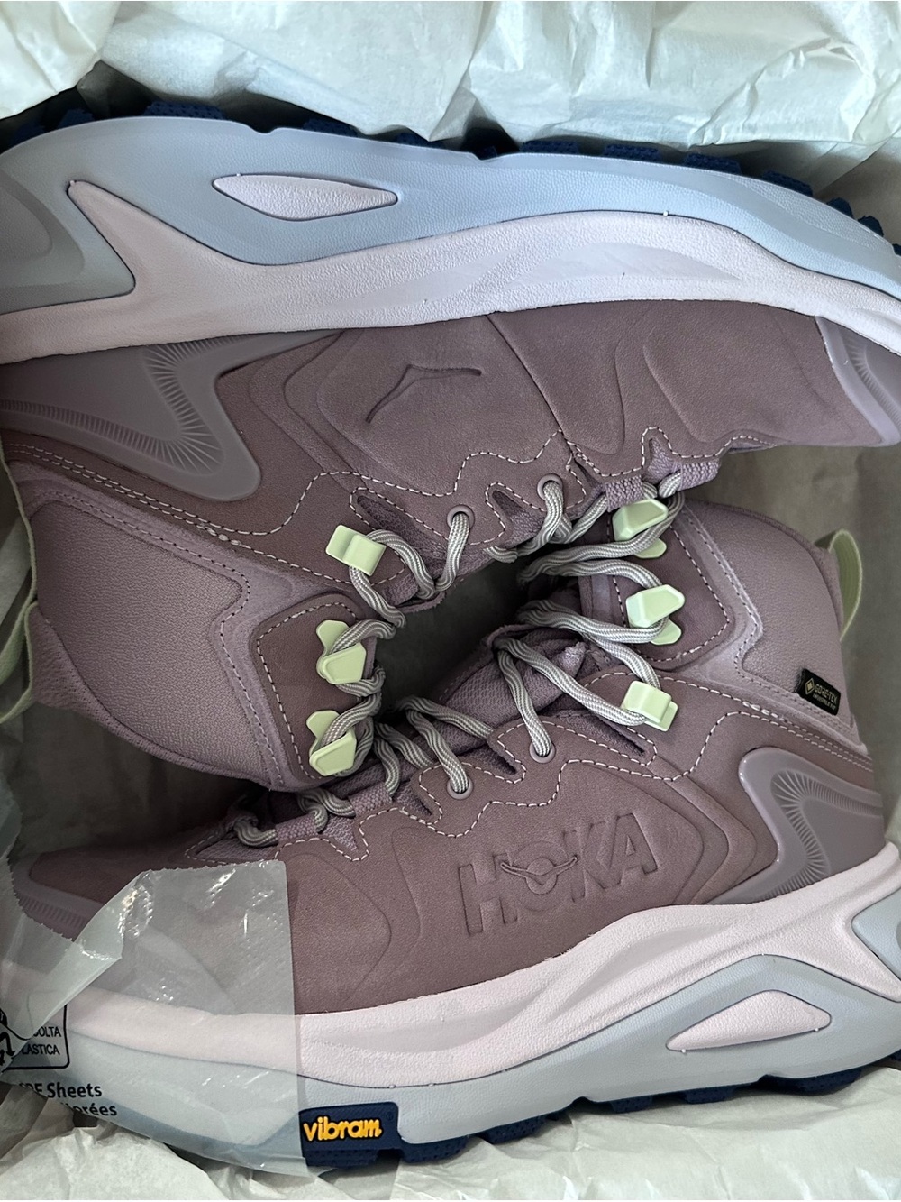 Hoka Women's Lavender Trail Mid-Top Hiking Shoe - Picture 5 of 9